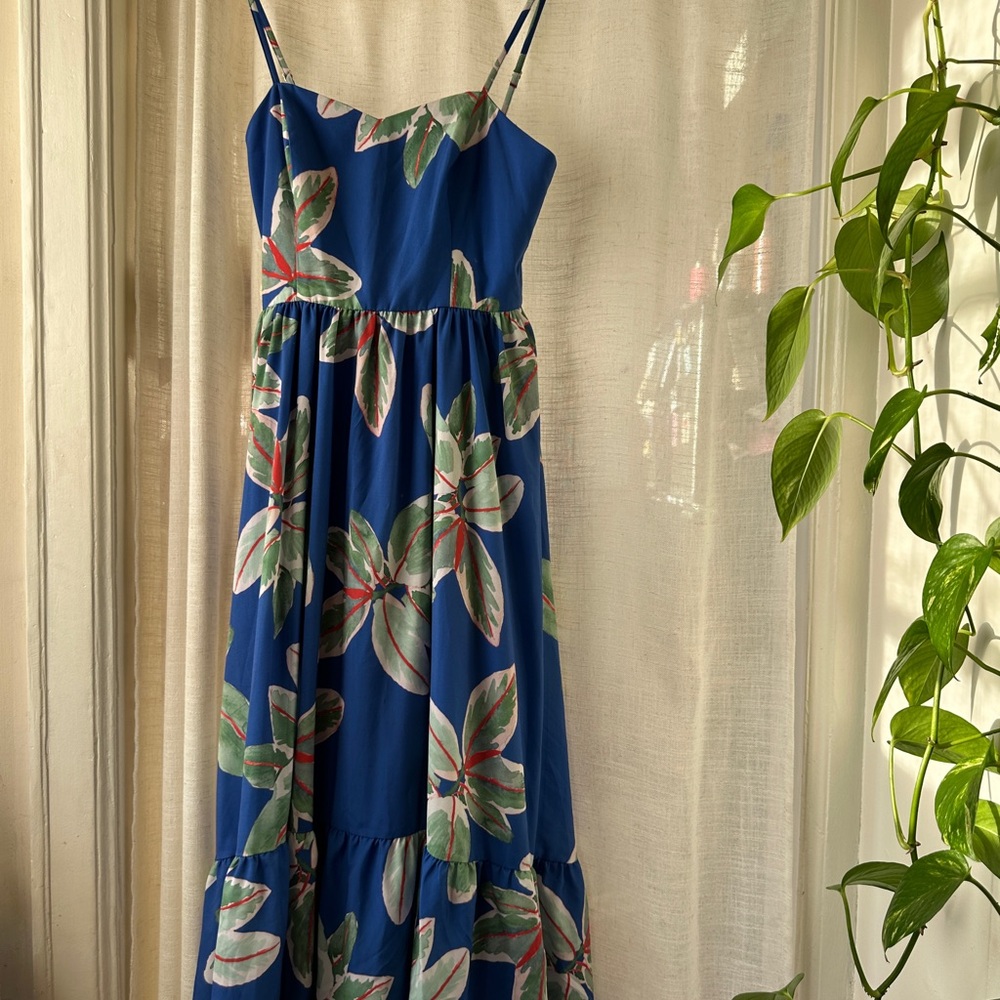 Hutch Ari Blue Floral Dress - Picture 2 of 2